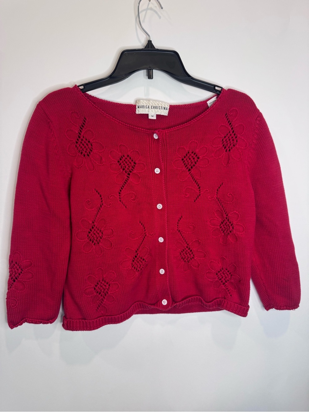 Vintage Red Cardigan